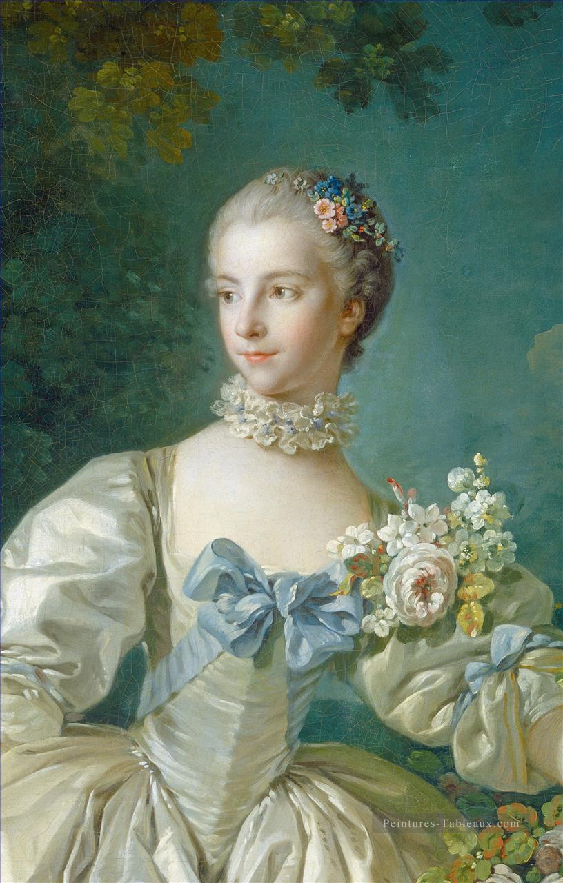 Madame Bergeret partie François Boucher Peintures à l'huile